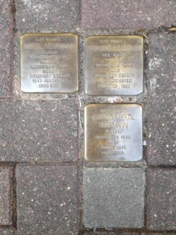 Neunkirchen, Demnig, Herrmann, Myrtil, Germaine und Edmund Myrtil