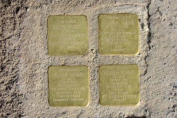 Saarwellingen, Demnig, Stolperstein, Worms, Isidor, Johanna, Helmut und Walter