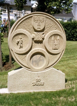 Dillingen, Scherer, Wappenstein