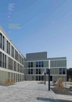Wettbewerbe Kunst im öffentlichen Raum im Saarland 9 Universität des Saarlandes, Campus Homburg Baumaßnahme CIPMM- Neubau für die Physiologie