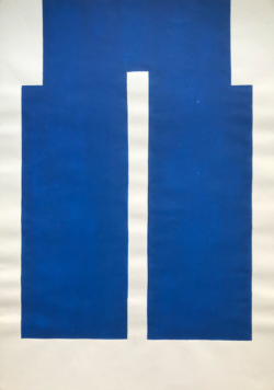 "Blau vor Weiß"