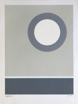 courbe blanc-gris sur gris-clair