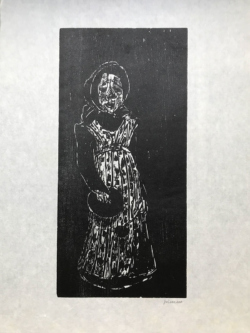 "Mädchen mit Maske"