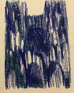 o. T.  (Blau)